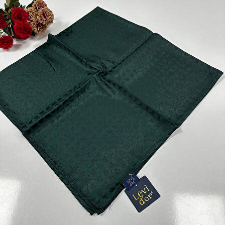 Levidor Kristal Jakar Pamuk Eşarp Zümrüt JPR0112