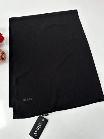 Miray Romeo Pamuk Keten Şal Renk: Siyah VDM0101