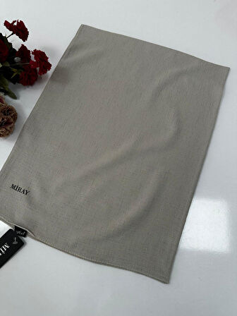 Miray Romeo Pamuk Keten Şal Renk: Taş VDM0118