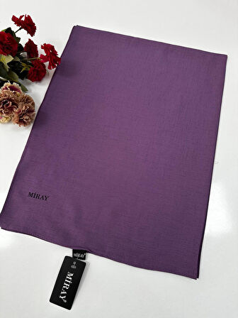 Miray Romeo Pamuk Keten Şal Renk: Mor VDM0121
