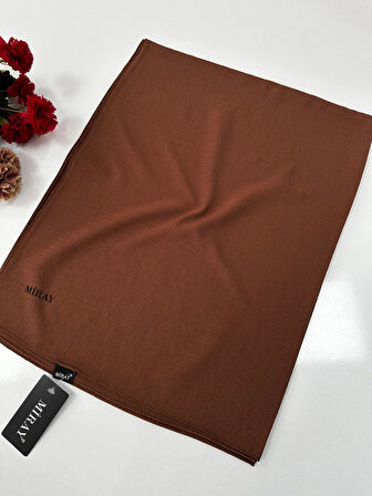 Miray Romeo Pamuk Keten Şal Renk: Kahverengi VDM0126