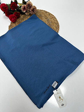 Harem Vual İpeksi Şal İndigo HVH0203