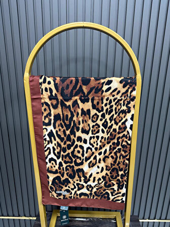 Bonjela Soft Pamuklu Şal Leopar Desen LBS1013