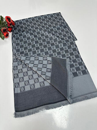 Çift Taraflı Jakar Şal LJC0804