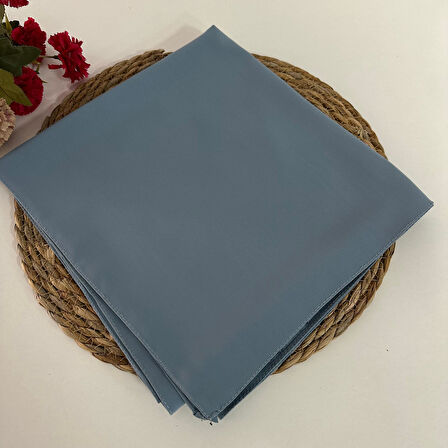 Polo Craft Mavi Medine İpeği Eşarp MEB0232