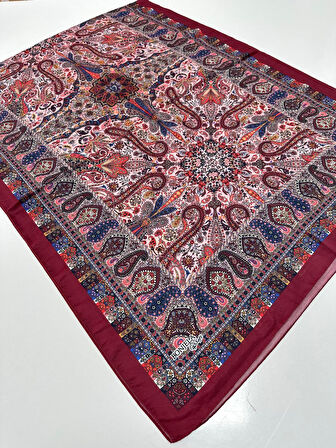 Bonjela Soft Pamuklu Şal Etro Desen LBS1613
