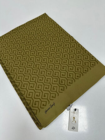 Harem Desenli Pamuk Gold Stella Şal HFW0416