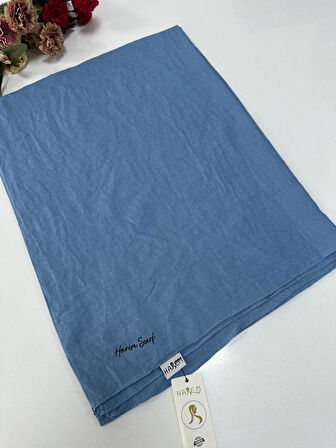 Harem Brista Koton Şal Açık Mavi  HVH0321