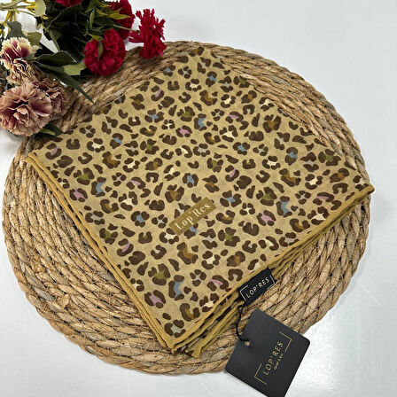 Lop'res Soft Pamuklu Eşarp LDN4108
