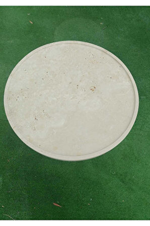 DOĞAL TRAVERTEN TABAK -45 CM ÇAP