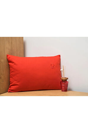 BENETTON %100 PAMUK DÜZ KIRLENT 35*50 CM (DOLU) KIRMIZI