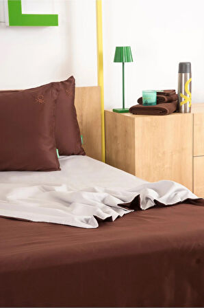 Benetton Beyaz Tek Kişilik Nevresim Takımı