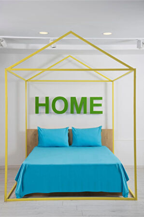 Benetton Mavi Tek Kişilik Nevresim Takımı