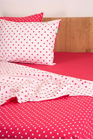 Benetton Mor Tek Kişilik Nevresim Takımı