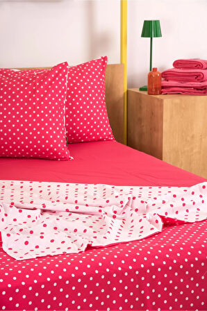 Benetton Mor Tek Kişilik Nevresim Takımı