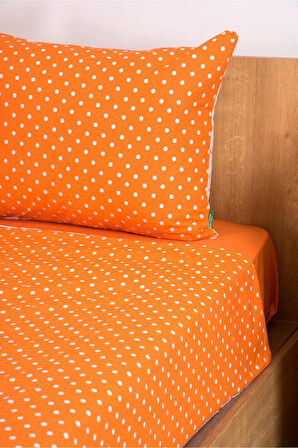 Benetton Turuncu Tek Kişilik Nevresim Takımı