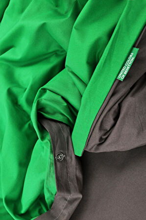 Benetton Yeşil Tek Kişilik Nevresim Takımı