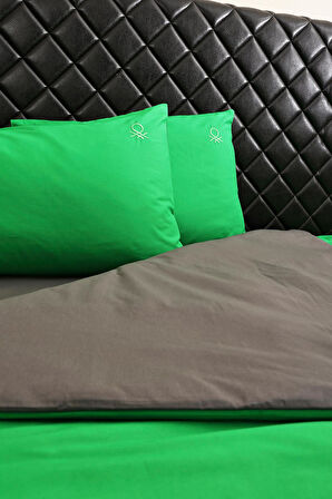 Benetton Yeşil Tek Kişilik Nevresim Takımı