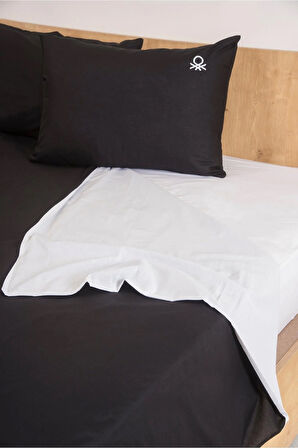 Benetton Siyah Tek Kişilik Nevresim Takımı