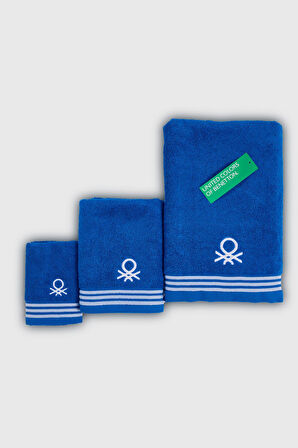 BE-0840ST-BL Benetton Havlu Set (Bath&Hand&Guest)