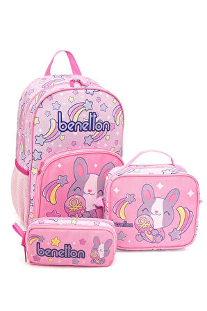 United Colors Of Benetton. Kız Çocuk 3'lü Çanta Seti