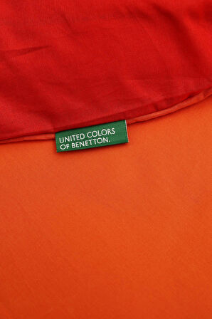 Benetton Turuncu Çift Kişilik Nevresim Takımı