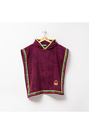 BE-0818-PR Benetton Çocuk Panço Havlu