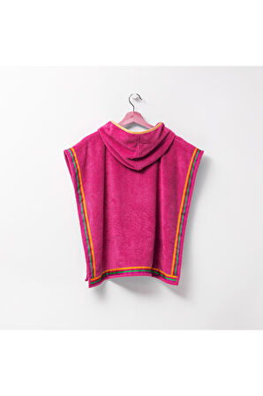 BE-0818-PNK Benetton Çocuk Panço Havlu
