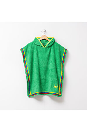 BE-0818-GR Benetton Çocuk Panço Havlu
