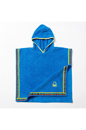 BE-0818-BL Benetton Çocuk Panço Havlu