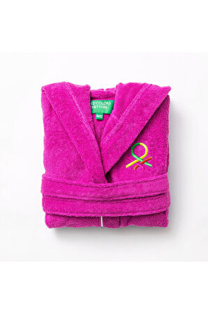 BE-0817-PNK Benetton Çocuk Bornoz