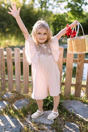 Dantel Detaylı Müslin Tulum