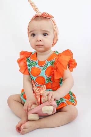 Sweet Orange Kız Tulum 6-9-12-18 Ay