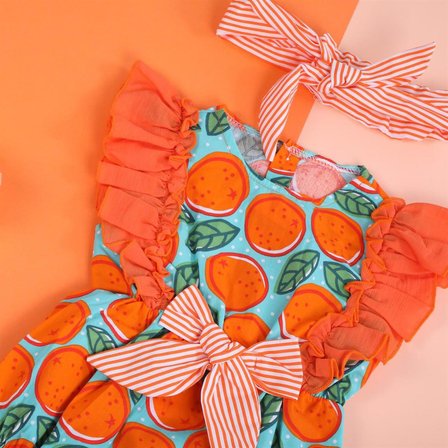 Sweet Orange Kız Tulum 6-9-12-18 Ay