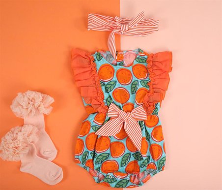 Sweet Orange Kız Tulum 6-9-12-18 Ay