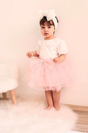 Pembe Tütü Etekli Takım
