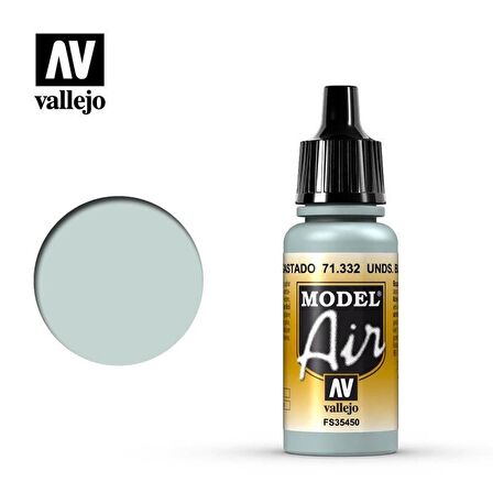 "Vallejo 71332 17 ml. Underside Blue ""Faded"", Model Air Serisi Model Boyası"