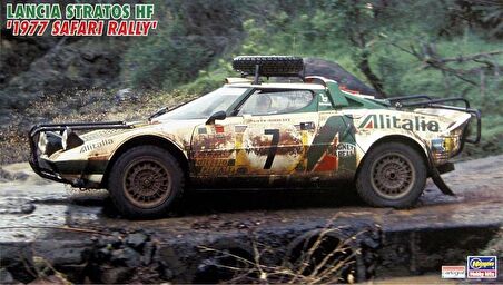 Hasegawa CR36 25036 1/24 Ölçek Lancia Stratos HF (1977 Safari Rallisi) Otomobil Plastik Model Kiti