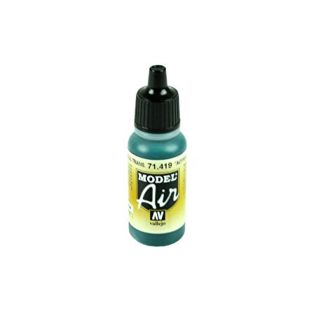 Vallejo 71419 17 ml. Aotake' Translucent Blue, Model Air Serisi Model Boyası