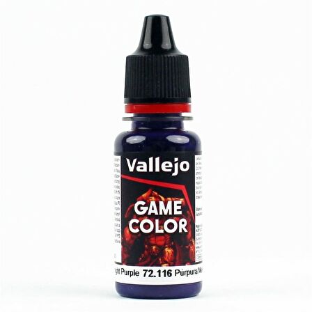 Vallejo 72653 18 ml. Midnight Purple, Game Color Serisi Model Boyası