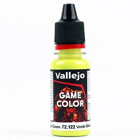 Vallejo 72653 18 ml. Bile Green, Game Color Serisi Model Boyası