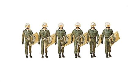Preiser 10392 1/87 Ölçek bgs polis memurları Figürleri