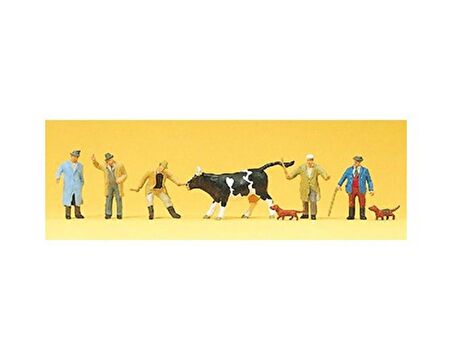 Preiser 10048 1/87 Ölçek viehhandel Figürleri