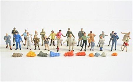 Preiser 14413 1/87 Ölçek spaziergänger, wanderer. 24 f Figürleri