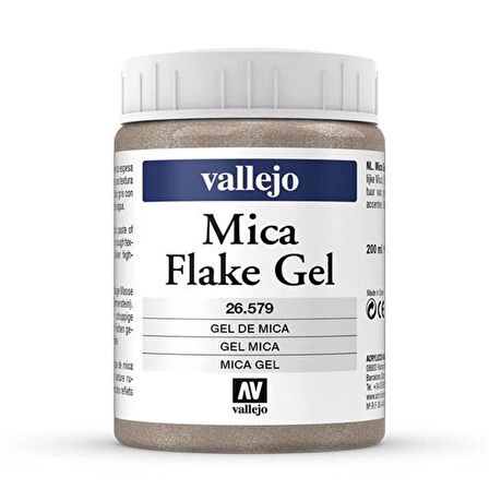 Vallejo 26579 200 ml. Mika Flake Jel, Yüzey Dokusu