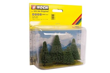 Noch 25432 Köknar Ağaçları, 4 Adet, 4-8 cm. Diorama Malzemesi