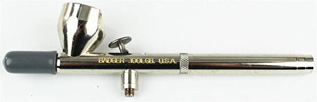 100-5 LGB Gravity Feed Medium Nozzle Bakery Airbrush w/ 4.75ml attached color cup, continuous flow valve, barbed hose connector