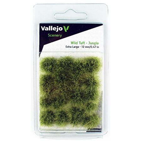 Vallejo SC428 Jungle, 12 mm. Hazır Çim Dokusu