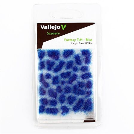 Vallejo SC434 Blue, 6 mm. Hazır Çim Dokusu