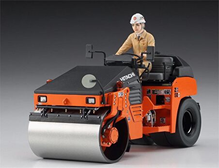 Hasegawa WM02 66002 1/35 Ölçek Hitachi ZC50C-5 Titreşimli Kombine Silindir Plastik Model Kiti